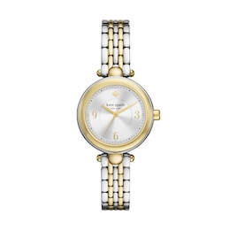 Ladies' Kate Spade Gracie Analog Watch with Silver-Tone Dial and Two-Tone Bracelet (Model: KSW1870)