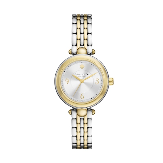 Ladies' Kate Spade Gracie Analog Watch with Silver-Tone Dial and Two-Tone Bracelet (Model: Ksw1870)