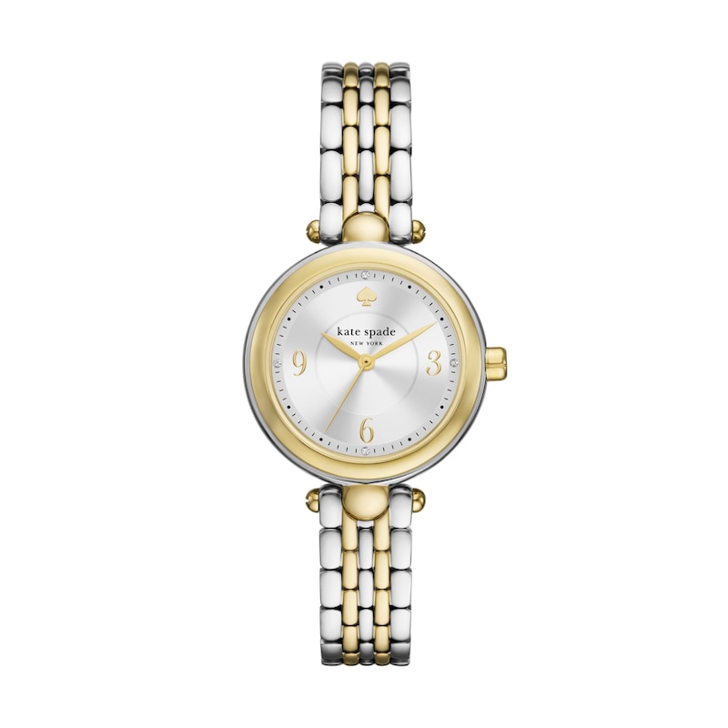 Main Image 1 of Ladies' Kate Spade Gracie Analog Watch with Silver-Tone Dial and Two-Tone Bracelet (Model: KSW1870)