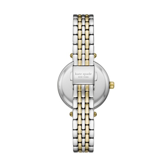 Ladies' Kate Spade Gracie Analog Watch with Silver-Tone Dial and Two-Tone Bracelet (Model: Ksw1870)