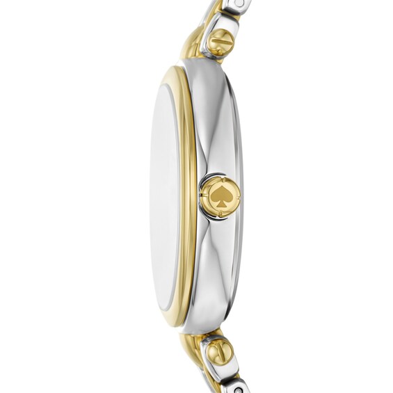 Ladies' Kate Spade Gracie Analog Watch with Silver-Tone Dial and Two-Tone Bracelet (Model: Ksw1870)