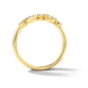 Thumbnail Image 3 of 3/8 CT. T.W. Marquise-Cut and Round Lab-Grown Diamond Contour Anniversary Band in 14K Gold (F/VS2)