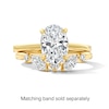 Thumbnail Image 6 of 3/8 CT. T.W. Marquise-Cut and Round Lab-Grown Diamond Contour Anniversary Band in 14K Gold (F/VS2)
