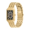 Thumbnail Image 3 of Ladies' Fossil Raquel Crystal Accent Gold-Tone IP Watch with Rectangle Black Dial (Model: ES5417)