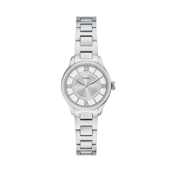 Ladies' Fossil Gilmore White Stainless Steel with Silver and White Dial (Model: Es5419)