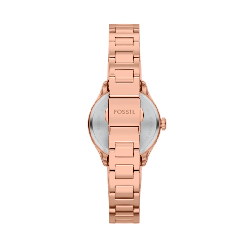 Main Image 4 of Ladies' Fossil Gilmore Rose-Gold Tone IP with Silver-Tone and White Dial (Model: ES5420)