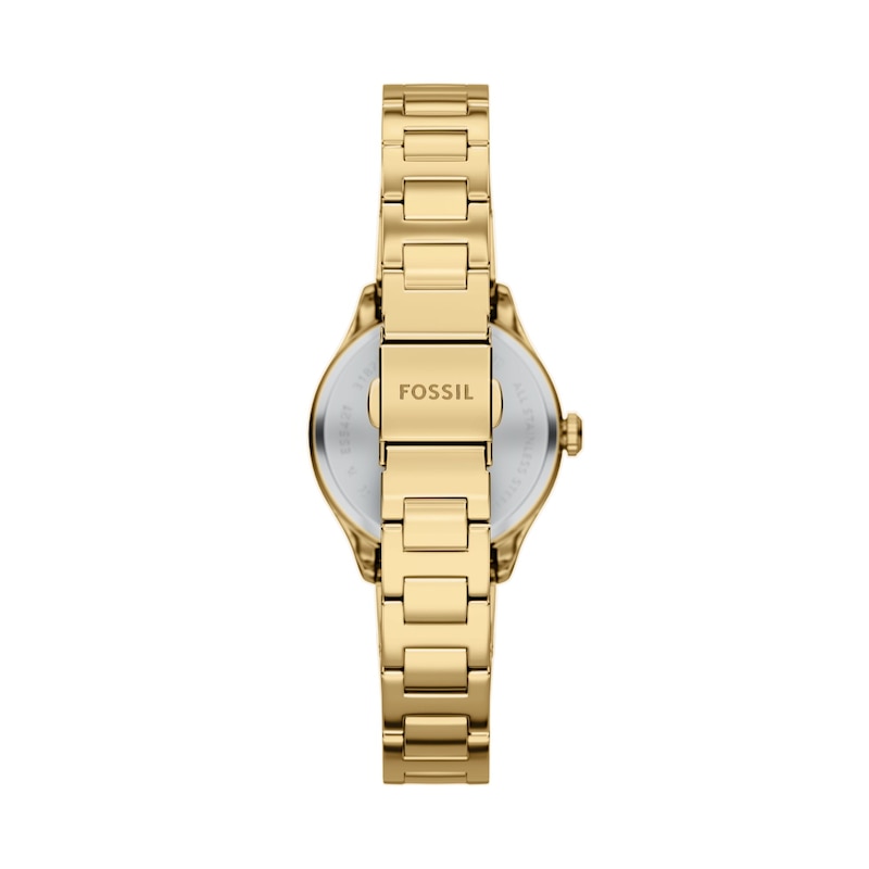 Main Image 4 of Ladies' Fossil Gilmore Gold-Tone IP with Silver-Tone and White Dial (Model: ES5421)