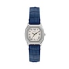 Thumbnail Image 1 of Ladies’ Fossil Harlow Octagonal Watch with Cream Dial and Blue Leather Strap (Model: ES5425)