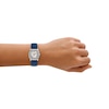 Thumbnail Image 2 of Ladies’ Fossil Harlow Octagonal Watch with Cream Dial and Blue Leather Strap (Model: ES5425)