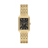 Thumbnail Image 1 of Ladies' Fossil Raquel Yellow IP Watch with Rectangle Black Dial (Model: ES5434)