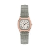 Thumbnail Image 1 of Ladies’ Fossil Harlow Octagonal Watch with Cream Dial and Grey Leather Strap (Model: ES5435)