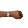 Thumbnail Image 2 of Ladies’ Fossil Harlow Octagonal Watch with Cream Dial and Grey Leather Strap (Model: ES5435)