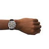 Thumbnail Image 2 of Men's Fossil Neutra White Stainless Steel Brown Leather Strap Chronograph Watch with Grey Dial (Model: FS6129)