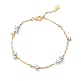 1 CT. T.W.  Lab-Grown Multi-Diamond Bracelet in 10K Gold (F/VS2) - 7.5"