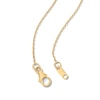 Thumbnail Image 2 of Blue Lab-Created Sapphire Heart Necklace in 10K Gold
