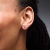 Thumbnail Image 2 of Lab-Created Ruby Stud Earrings in 10K Gold