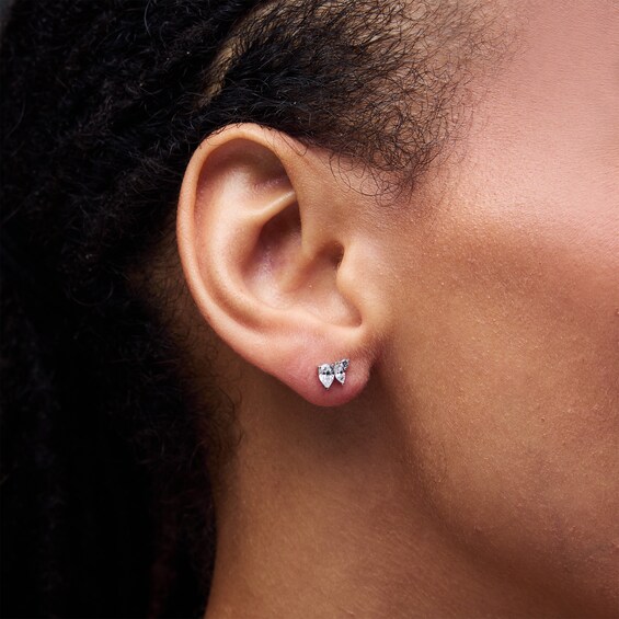 5/8 CT. T.w. Multi-Shape Lab-Grown Diamond Stud Earrings in 10K White Gold (F/Vs2)