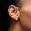 Thumbnail Image 2 of 1 CT. T.W. Pear-Shaped Lab-Grown Diamond Stud Earrings in 10K White Gold (F/VS2)