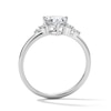 Thumbnail Image 3 of 7/8 CT .T.W. Trillion-Cut Lab-Grown Diamond Ring in 10K White Gold (F/VS2)