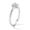 Thumbnail Image 5 of 7/8 CT .T.W. Trillion-Cut Lab-Grown Diamond Ring in 10K White Gold (F/VS2)