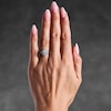 Thumbnail Image 2 of 1 CT. T.W. Pear-Shaped Certified Lab-Grown Diamond Double-Frame Engagement Ring in 14K White Gold (F/VS2)