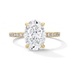 Thumbnail Image 1 of 3-1/2 CT. T.W. Oval-Cut Certified Lab-Grown Diamond Engagement Ring in 18K Gold (D/IF)