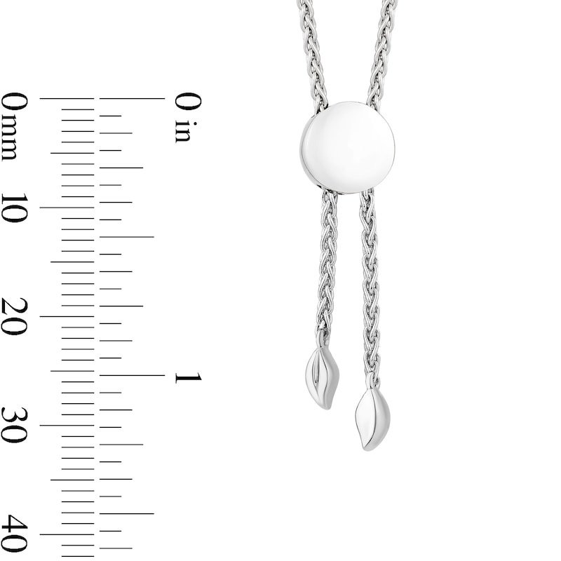 Main Image 3 of Enchanted Star Belle 3/8 CT. T.W. Lab-Grown Diamond Bolo Bracelet in Sterling Silver and Rose Gold Plate (F/VS2)