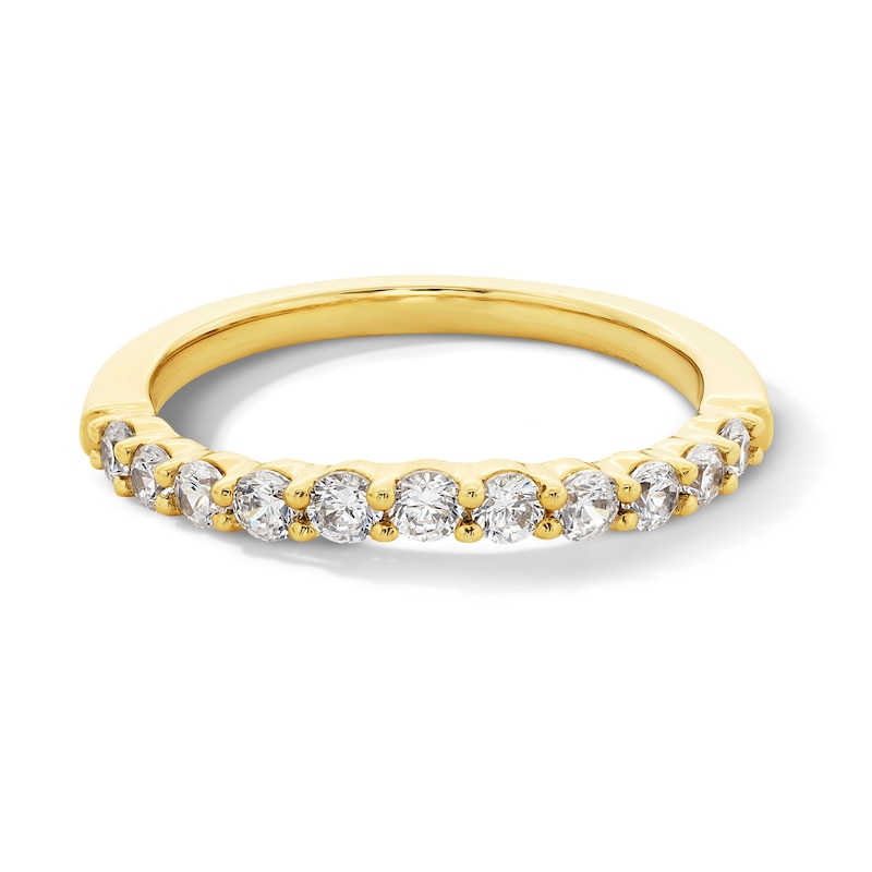 Main Image 1 of 1/2 CT. T.W. Lab-Grown Diamond Gentle Contour Band in 14K Gold (F/VS2)