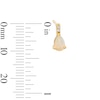 Thumbnail Image 3 of Pear-Shaped Opal and Lab-Grown Diamond Accent Drop Earrings in 10K Gold (F/VS2)