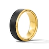 Thumbnail Image 3 of 8.0mm Wedding Band in Two-Tone Tungsten