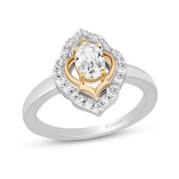 Enchanted Star Jasmine 3/4 CT. T.W. Lab-Grown Diamond Ring in Sterling Silver and 14K Gold Plate (F/VS2)