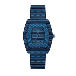 Men's JBW Reserve Atlas Blue IP Watch with Blue Dial (Model: R6404A)