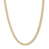 Thumbnail Image 1 of 4.25mm Double Curb Chain Necklace in Semi-Solid 10K Gold - 22"