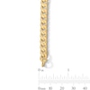 Thumbnail Image 2 of 6.0mm Curb Chain Bracelet in Hollow 10K Gold - 8.5"