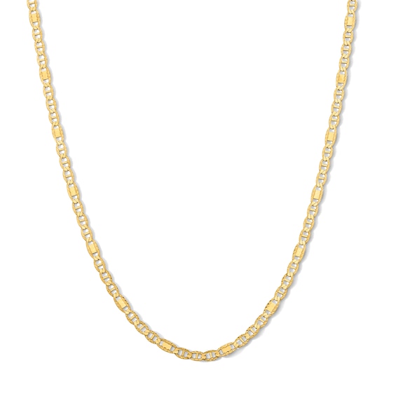 2.6mm Valentino Chain Necklace in Solid 10K Gold