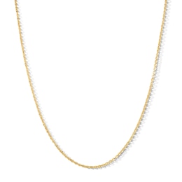 1.4mm Cable Chain Necklace in Solid 10K Gold
