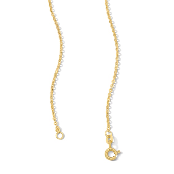 1.4mm Cable Chain Necklace in Solid 10K Gold