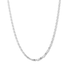 Thumbnail Image 1 of 3.2mm Diamond-Cut Valentino Chain Necklace in Solid Sterling Silver - 18”