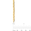 Thumbnail Image 2 of 2.8mm Braided Herringbone Chain Bracelet in Solid 10K Gold - 7.5"