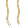 Thumbnail Image 2 of 5.4mm Braided Rope Chain Necklace in Hollow 10K Gold