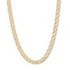 Thumbnail Image 1 of 5.1mm Rambo Chain Necklace in Semi-Solid 10K Gold - 22"