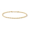 Thumbnail Image 1 of 2.9mm Glitter Rope Chain Bracelet in Solid 10K Gold - 8.5"