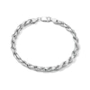 Thumbnail Image 1 of 5.6mm Diamond-Cut Rope Chain Bracelet in Solid Sterling Silver - 8.5”
