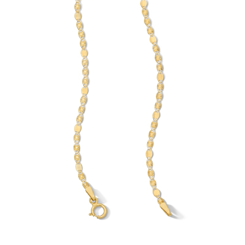 Main Image 2 of 2.2mm Valentino Necklace in Solid 10K Gold