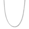 Thumbnail Image 1 of 2.7mm Diamond-Cut Rope Chain Necklace in Sterling Silver - 20"
