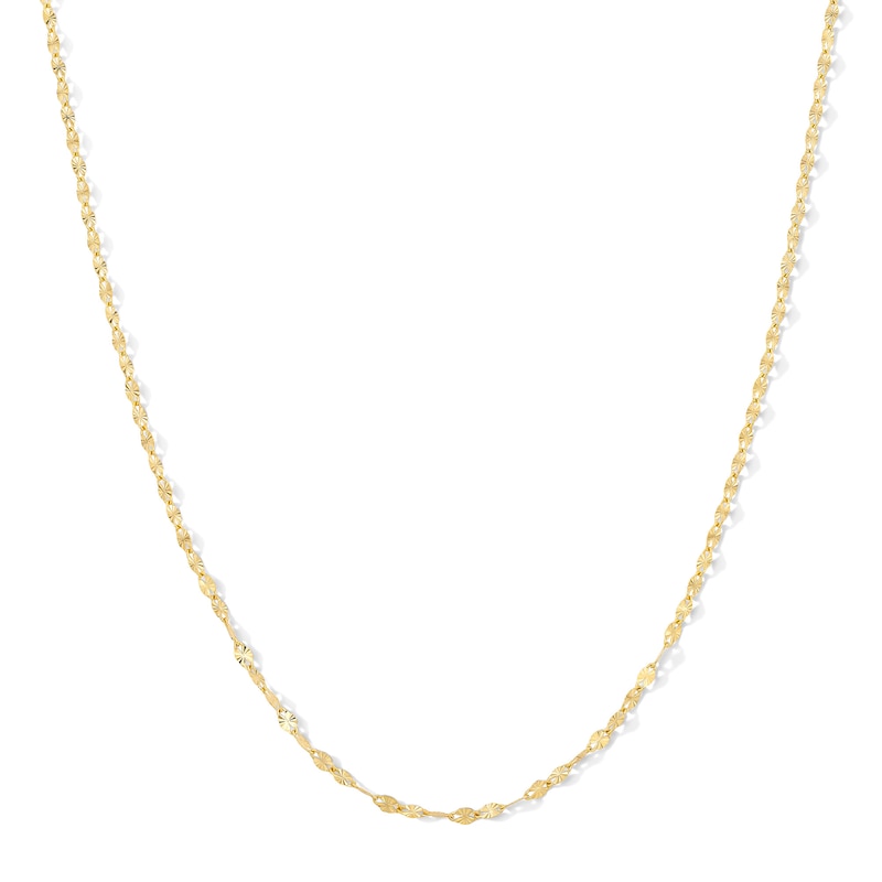 Main Image 1 of 1.5mm Forzatina Chain Necklace in Solid 10K Gold