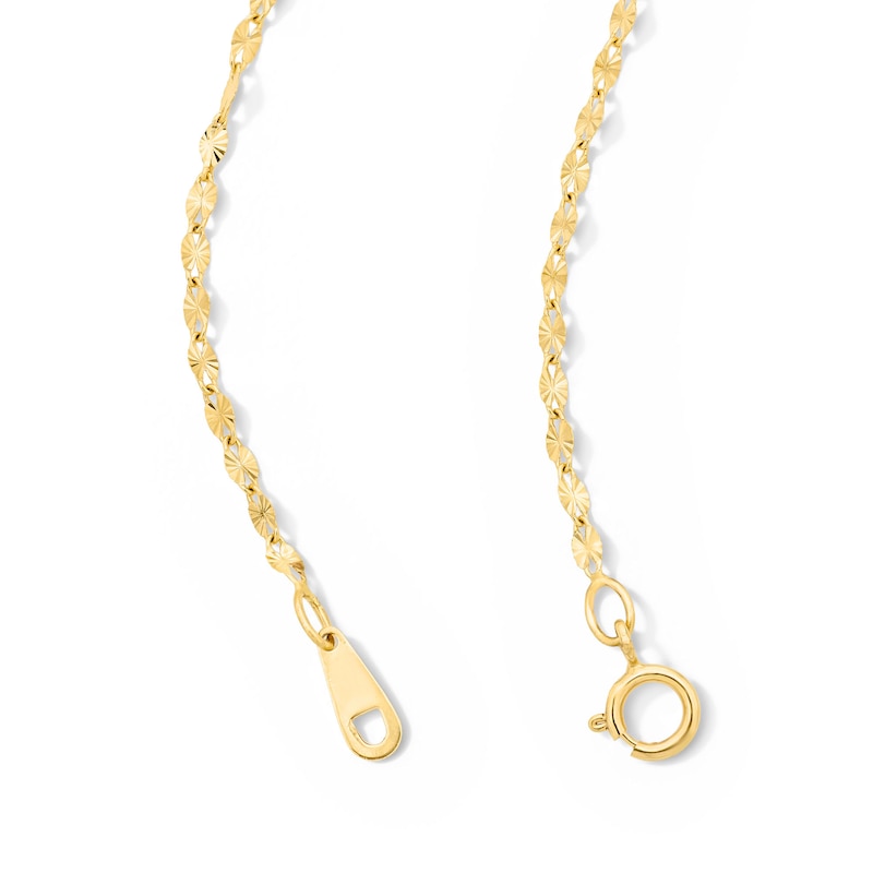 Main Image 2 of 1.5mm Forzatina Chain Necklace in Solid 10K Gold