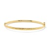 Thumbnail Image 1 of Diamond-Cut Bangle Bracelet in Semi-Solid 10K Gold