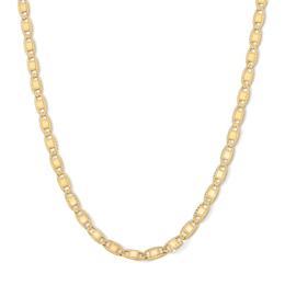 3.3mm Valentino Chain Necklace in Solid 10K Gold - 20"