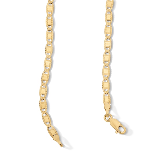 3.3mm Valentino Chain Necklace in Solid 10K Gold - 20"